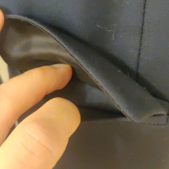 Kooples solid navy suit slim skinny fit 36x30 US 46EU 100% wool working cuffs - Picture 2 of 13